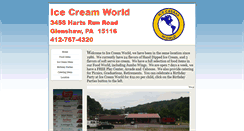 Desktop Screenshot of icecreamworldpittsburgh.com